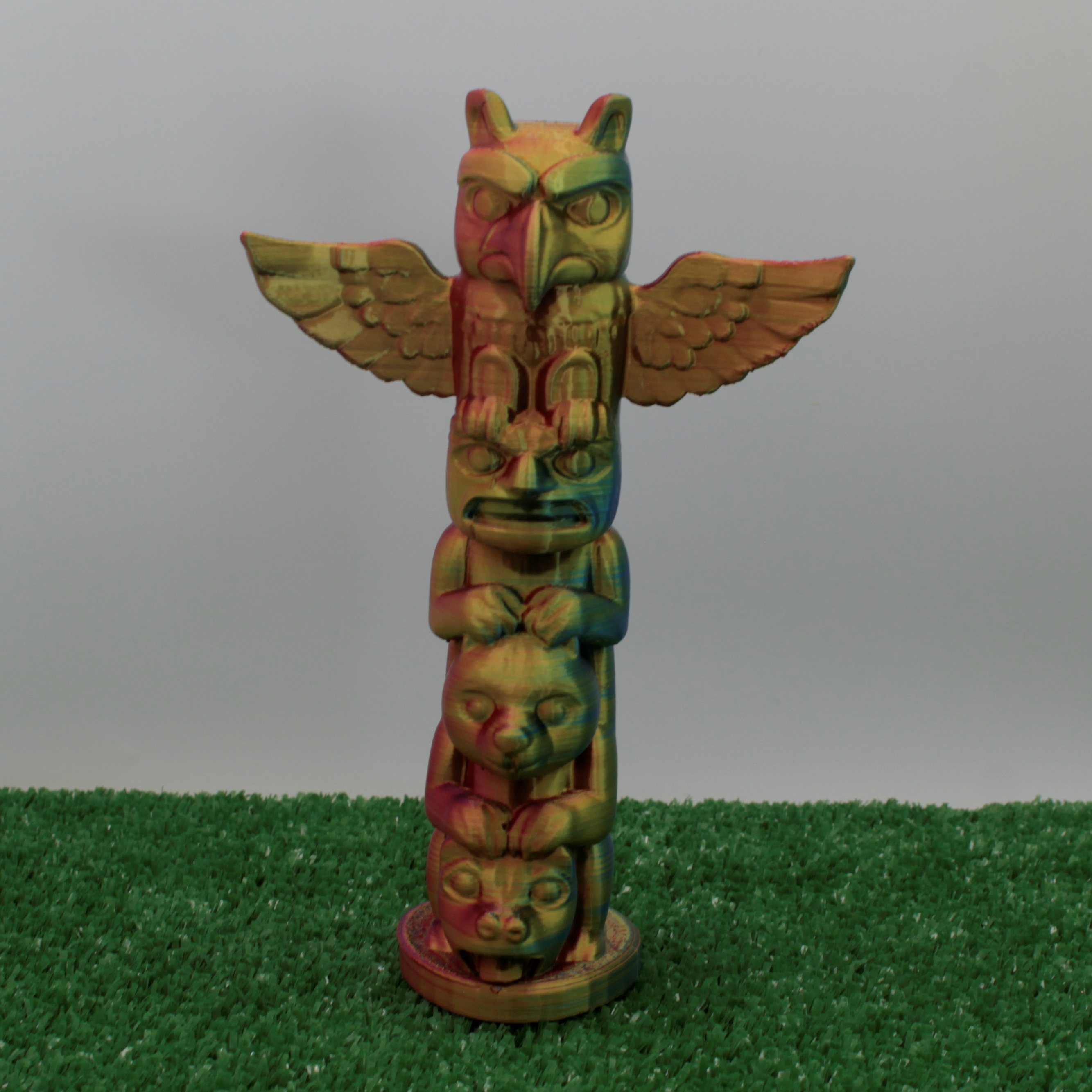 Totem Dekoratif Figür